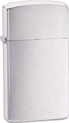Зажигалка Zippo Slim 1600 Brushed Chrome