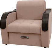 Кресло Сириус Лидер-1 ППУ 105x110 (Eva 02 велюр светло-бежевый)