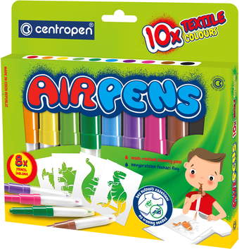 Фломастеры Centropen AirPens Textile 6 1539 1001