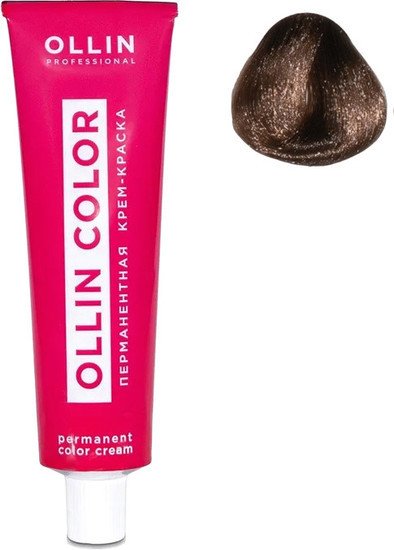 Крем-краска Ollin Professional Color перманентная 6/0 темно-русый 100 мл