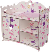 Кроватка для кукол Leader Toys Diamond Princess 82419 (короны)