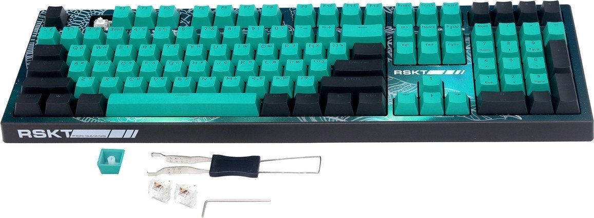 Клавиатура Raskat KM002-UV-GREEN