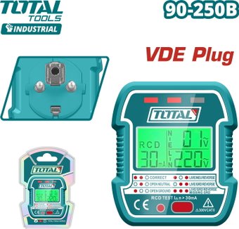 Тестер розеток Total TESST30011