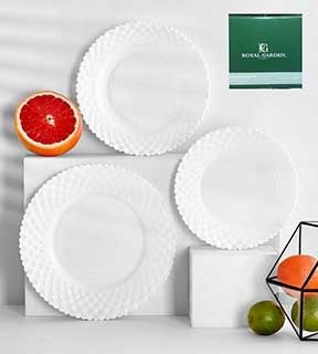 Набор тарелок Royal Garden Pearl POSET18PWP