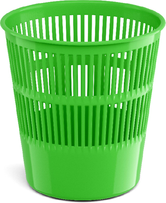 Корзина для бумаг Erich Krause Neon Solid 9 л 55923 (зеленый)
