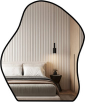 Зеркало eMZe 76x92 UV.NF.CLOUD.76.92.CHE (черный с УФ-окантовкой)