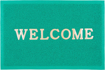 Придверный коврик SunStep Spongy Welkome 50х80 38-445 (зеленый)