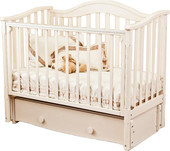 Детская кроватка Красная звезда Леонардо С770 слоновая кость
