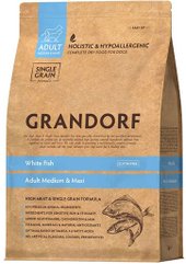 Сухой корм для собак Grandorf Medium & Maxi Breeds White Fish (с белой рыбой) 1 кг