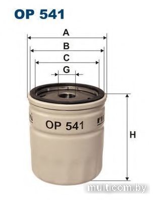 Масляный фильтр Filtron OP541