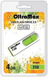 USB Flash Oltramax 250 4GB (зеленый) [OM-4GB-250-Green]