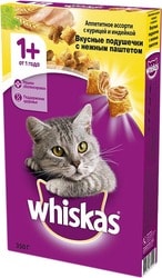 Корм для кошек Whiskas Аппетитное ассорти с курицей, уткой и индейкой 0.35 кг