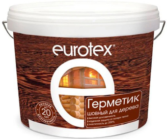 Герметик Eurotex Для дерева 3 кг (белый)