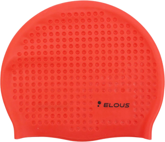 Шапочка для плавания Elous EL004 (коралловый)