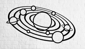 Настенная фигура Eco-Wood-Art Солнечная система