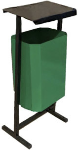 Уличная урна Титан Мета ТМБ-50 (зеленый)