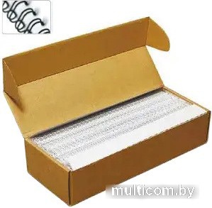 Металлическая пружина для переплета D&A art 34 отверстия, 14.3 мм 100 шт (серебристый)