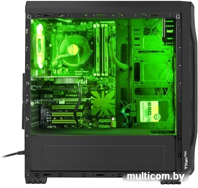 Корпус Genesis Titan 750 (зеленая подсветка)
