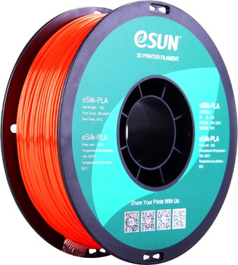 eSUN eSilk PLA 1.75 мм 1000 г (яхонтовый)