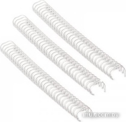 Металлическая пружина для переплета Starbind A4 12.7 мм, 3:1, 100 шт (белый)