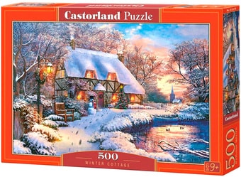 Пазл Castorland Зимний коттедж