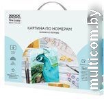 Картина по номерам Три совы Павлин КХп_48157