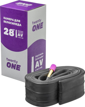 Велокамера Twenty One 28х1.75/2.125 AV/AVR28-40/48L