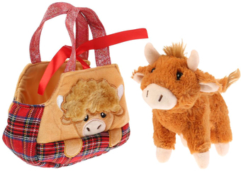 Классическая игрушка Мой Питомец Бычок в красной сумочке CT191089-19