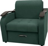 Кресло Сириус Лидер-2 ППУ 95x110 (Eva 19 велюр темно-зеленый)