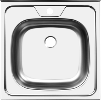 Кухонная мойка Ukinox Стандарт STD500.500 ---4C 0C- (с сифоном)