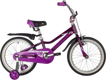 Детский велосипед Novatrack Novara 18 2022 185ANOVARA.VL22 (фиолетовый)