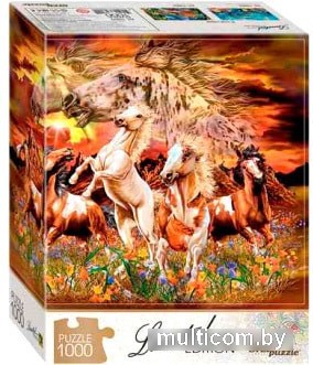 Пазл Step Puzzle Найди 16 лошадей