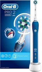 Электрическая зубная щетка Braun Oral-B Pro 2 2000N D501.513.2 (синий)