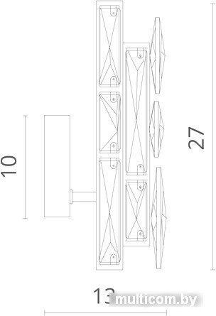 Бра Divinare Medea 1684/01 AP-1