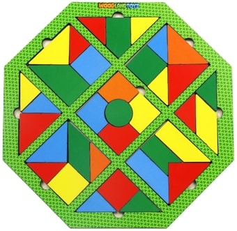Головоломка WoodLand Toys Калейдоскоп Полянка 083403