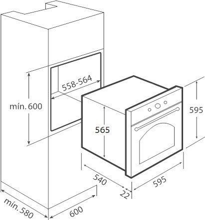 Духовой шкаф TEKA HR 650 BG B