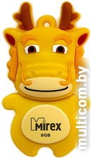 USB Flash Mirex DRAGON YELLOW 8GB (13600-KIDDRY08)