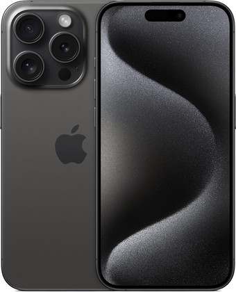Смартфон Apple iPhone 15 Pro 1TB (черный титан)