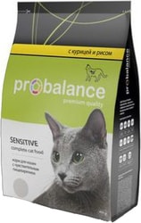 Корм для кошек Probalance Sensitive с чувствительным пищеварением Курица и рис 0.4 кг