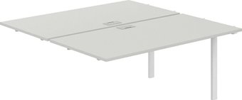 Norden 320х163.8х75 SG.219.SH.63.WH (белый/серый бархат)