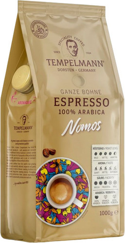 Кофе Tempelmann Nomos Espresso зерновой 1 кг
