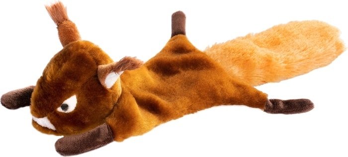 Игрушка для собак Fancy Pets Белка шуршащая с пищалкой 38 см