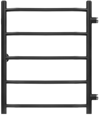 Полотенцесушитель Granula Трапеция 50х60 5 перекладин (боковое подключение, черный матовый)