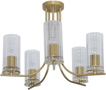 Люстра средней высоты Элетех Ария 151 НПБ 01-5x60-164 Е27 1005405236 (золото)