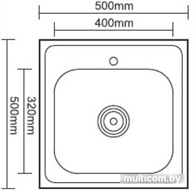 Кухонная мойка Ledeme L75050