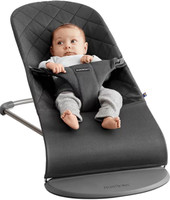 Шезлонг BabyBjorn Bouncer Bliss (антрацит)