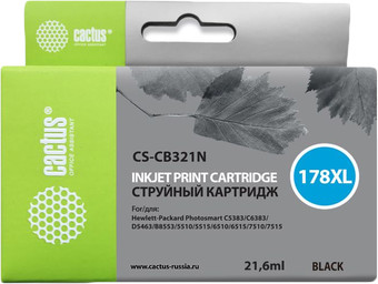 Картридж CACTUS CS-CB321N (аналог HP 178XL (CB321HE))