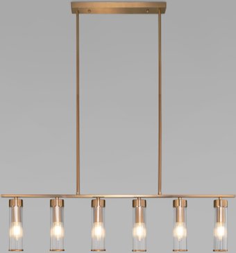 Подвесная люстра Евросвет 60166 (латунь)