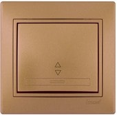 Выключатель проходной Lezard Mira 701-1313-105 (матовое золото)