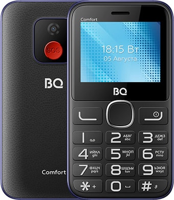 Мобильный телефон BQ-Mobile BQ-2301 Comfort (черный/синий)
